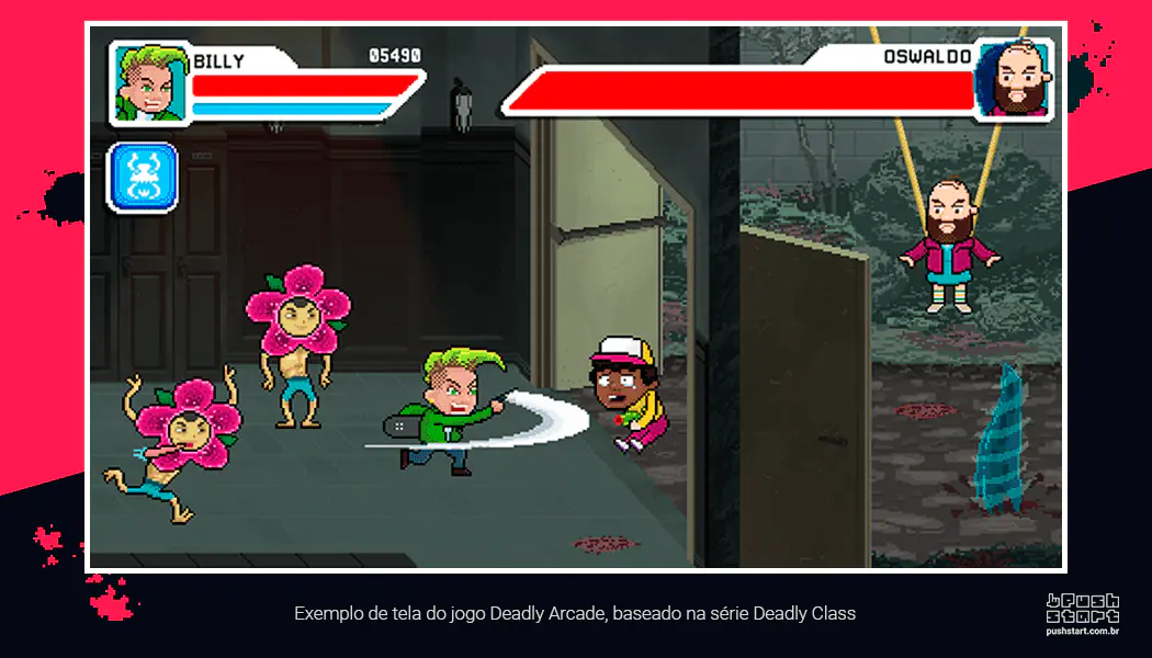 Tela do jogo Deadly Arcade